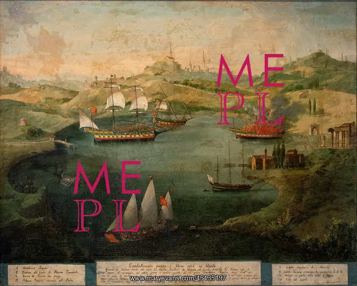  : Maritime painting, Museum Maritimum, Kotor, Montenegro