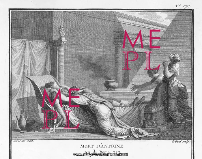: MARK ANTONY SUICIDE : MARK ANTONY SUICIDE