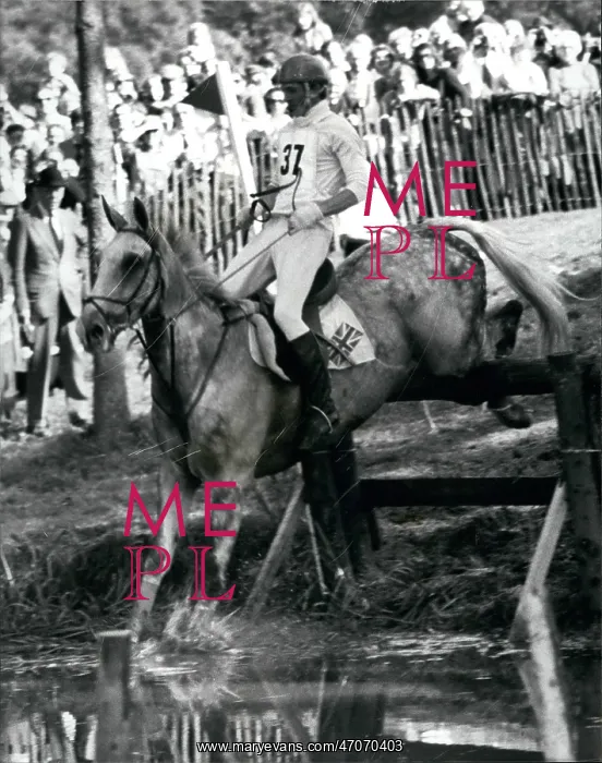: Mark Phillips on Columbus, Burghley horse trials : Mark Phillips on Columbus, Burghley horse trials