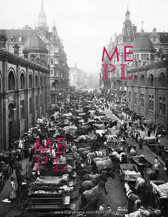 : Market activity at the Central Market Hall : Market activity at the Central Market Hall