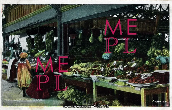 : The Market, Blackpool, Lancashire : The Market, Blackpool, Lancashire