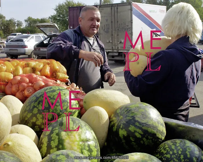 : At a market of Chelyabinsk : At a market of Chelyabinsk
