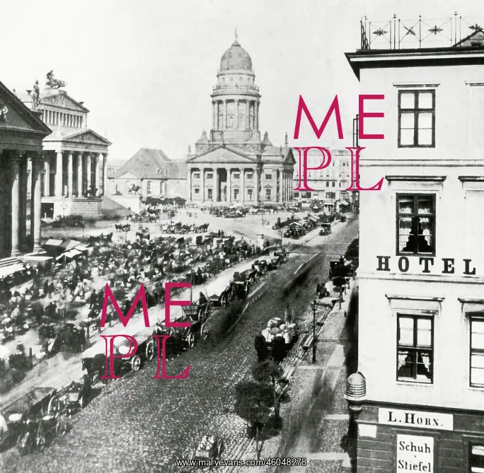 : Market-day on the Gendarmenmarkt : Market-day on the Gendarmenmarkt