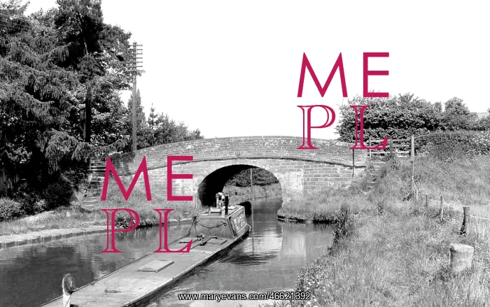  : Market Drayton, The Canal Bridge c1955