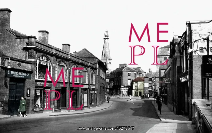  : Market Harborough, Northampton Road c1955