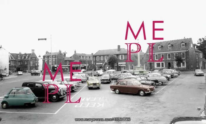  : Market Harborough, the Square c1965