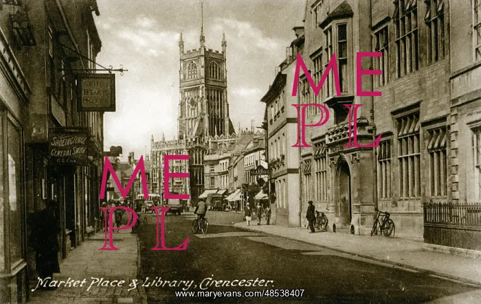 : Market Place, Cirencester, Gloucestershire : Market Place, Cirencester, Gloucestershire