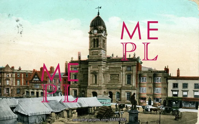 : Market Place, Derby, Derbyshire : Market Place, Derby, Derbyshire