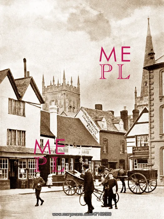  : Market Place, Evesham early 1900's