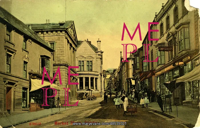 : Market Place, Helston, Cornwall : Market Place, Helston, Cornwall