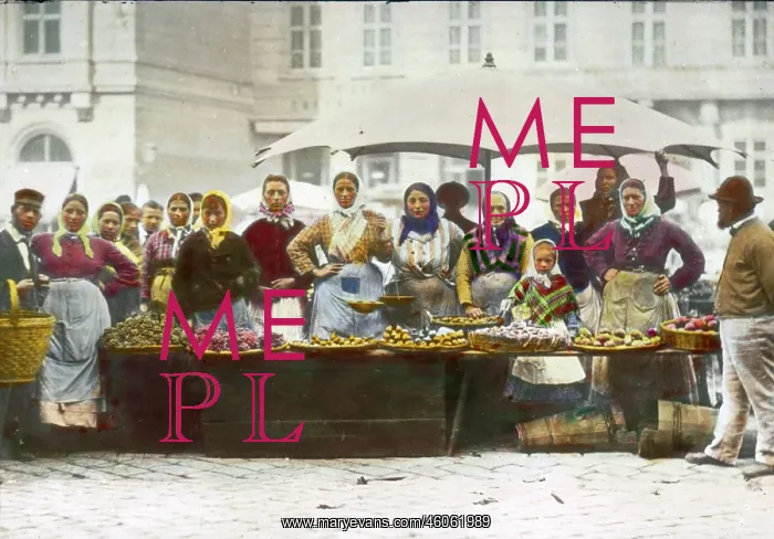 : A market stall : A market stall