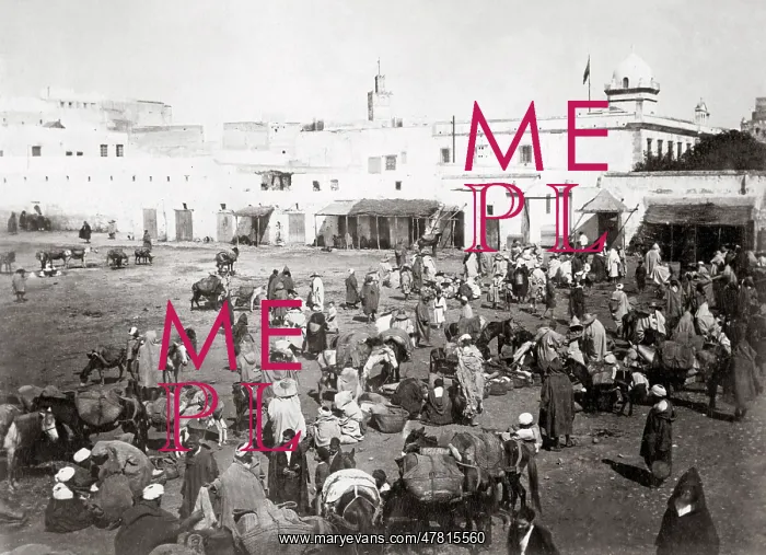  : Market, Tangier, Morocco, c.1890's