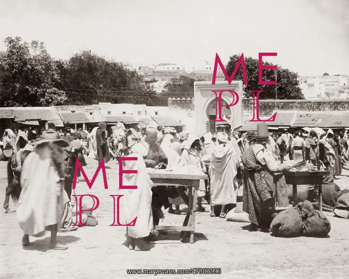  : Market, Tangier, Morocco, c.1900
