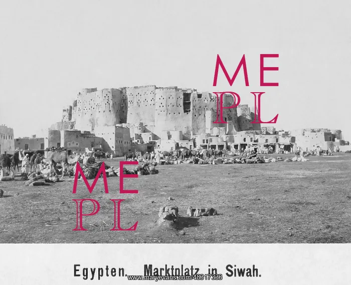 : Marketplace in Siwa, 1903 : Marketplace in Siwa, 1903