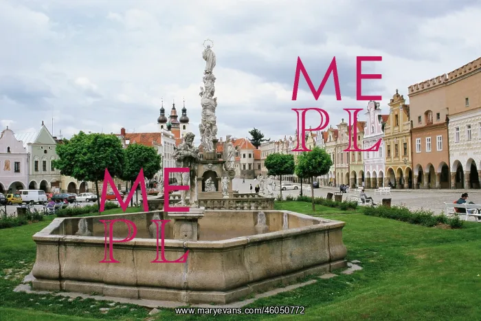 : Marketplace in Telc : Marketplace in Telc