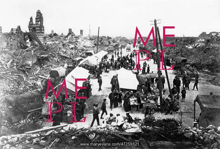  : MARKETS IN LENS RUINS
