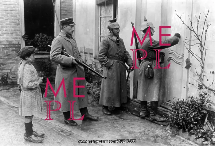 : Marking of soldiers accomodations on the Western Front, 191 : Marking of soldiers accomodations on the Western Front, 191