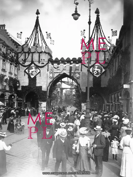 : Markmen's fair in Munich, 05.07.1906 : Markmen's fair in Munich, 05.07.1906