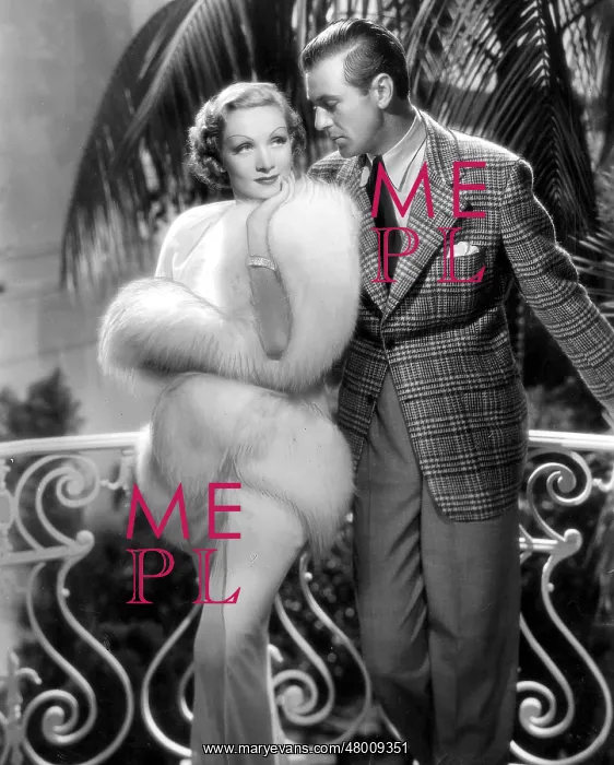 : Marlene Dietrich and Gary Cooper in Desire, 1936 : Marlene Dietrich and Gary Cooper in Desire, 1936