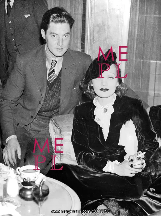 : Marlene Dietrich and Robert Donat : Marlene Dietrich and Robert Donat