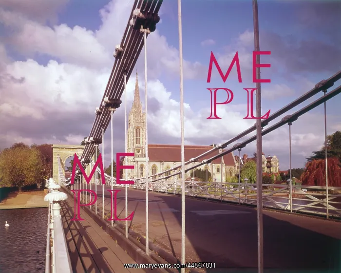 : MARLOW CHURCH & BRIDGE : MARLOW CHURCH & BRIDGE