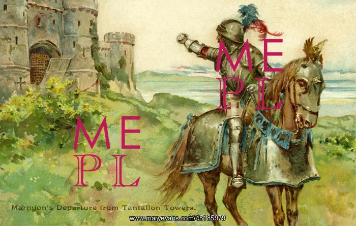  : Marmion. A scene from Marmion by Sir Walter Scott