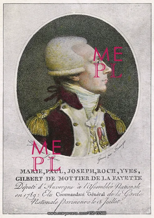 : MARQUIS DE LAFAYETTE : MARQUIS DE LAFAYETTE