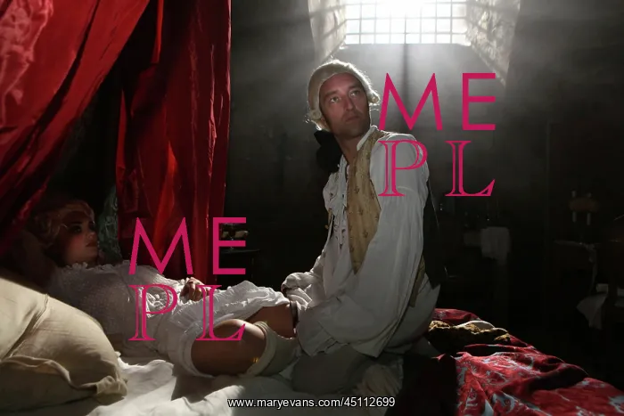 : Marquis de Sade with a prostitute : Marquis de Sade with a prostitute