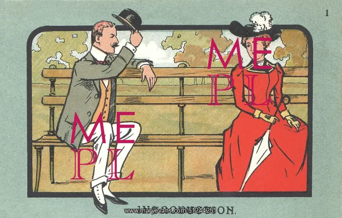 : Marriage. The Introduction Couple meeting on a park bench : Marriage. The Introduction Couple meeting on a park bench
