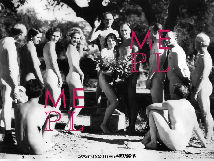 : Marriage ceremony of Nudists : Marriage ceremony of Nudists