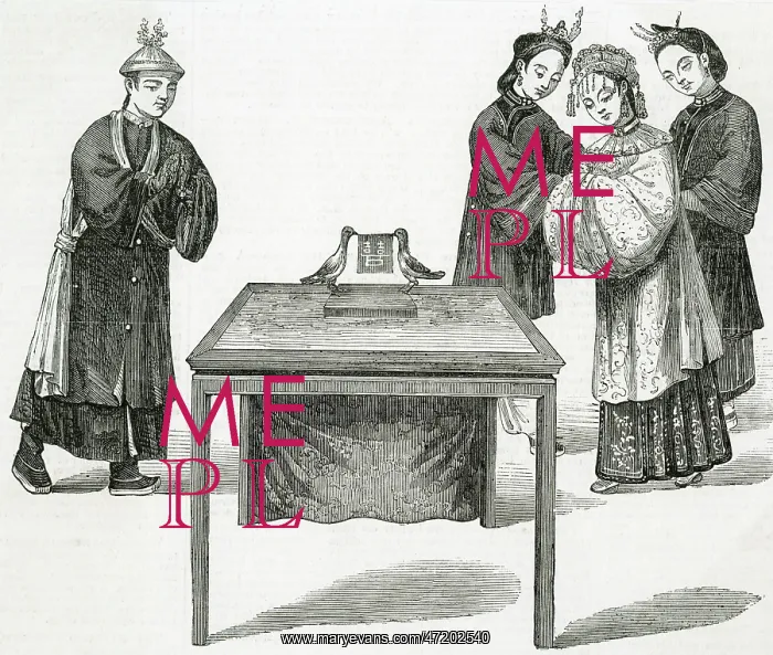 : MARRIAGE / CHINA / 1850'S : MARRIAGE / CHINA / 1850'S