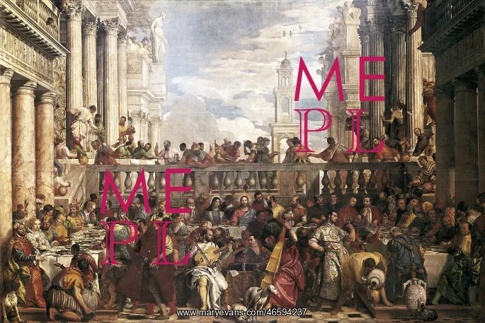 : The Marriage Feast at Cana, by Veronese : The Marriage Feast at Cana, by Veronese