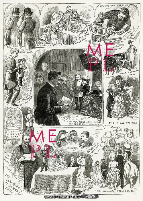 : Marriage of General Mite and Millie Edwards, Manchester : Marriage of General Mite and Millie Edwards, Manchester