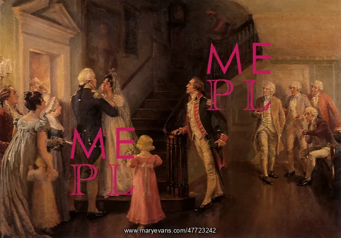 : The Marriage of Nellie Custis at Mount Vernon : The Marriage of Nellie Custis at Mount Vernon