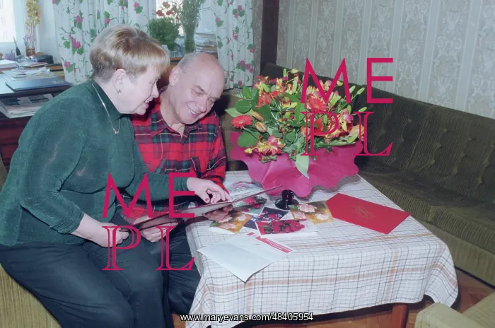 : Married couple, composer Alexandra Pakhmutova : Married couple, composer Alexandra Pakhmutova