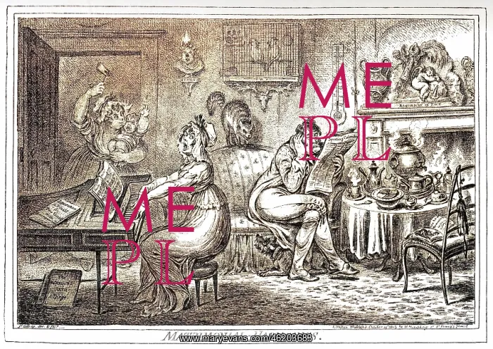 : Married life by Gillray : Married life by Gillray