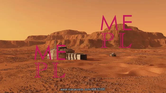  : Mars outpost near mesa