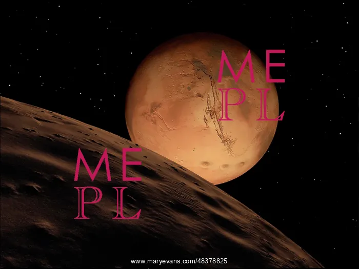 : Mars seen from its outer moon, Deimos : Mars seen from its outer moon, Deimos
