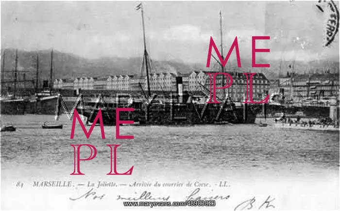: MARSEILLE / MAILBOAT 1909 : MARSEILLE / MAILBOAT 1909