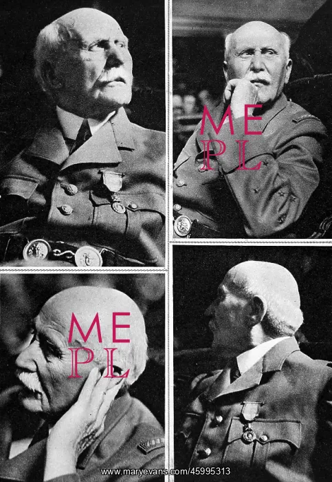 : Marshal Petain in Court, 1945 : Marshal Petain in Court, 1945