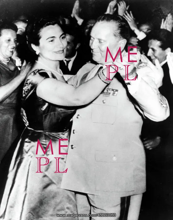 : MARSHAL TITO, the Yugoslav President dancing ? : MARSHAL TITO, the Yugoslav President dancing ?