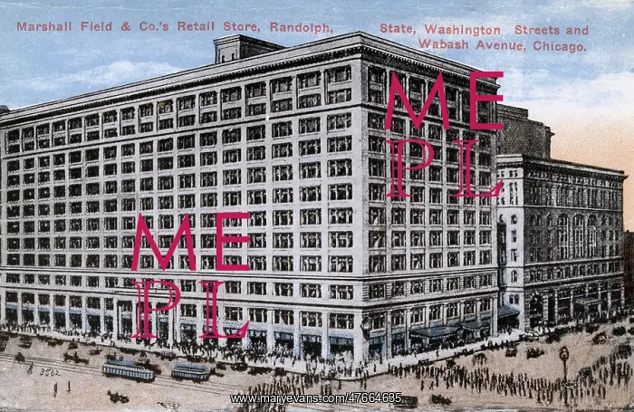 : Marshall Field & Co, department store, Chicago, USA : Marshall Field & Co, department store, Chicago, USA