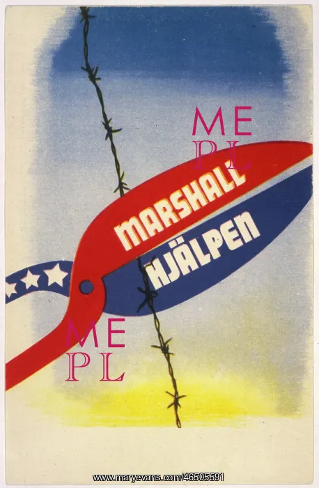 : The Marshall Plan - Postcard : The Marshall Plan - Postcard