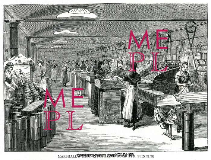 : Marshall's Flax Mill factory 1885 : Marshall's Flax Mill factory 1885