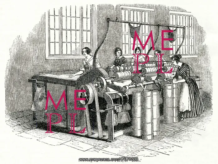 : Marshall's Flax Mill, Leeds, Yorkshire 1843 : Marshall's Flax Mill, Leeds, Yorkshire 1843