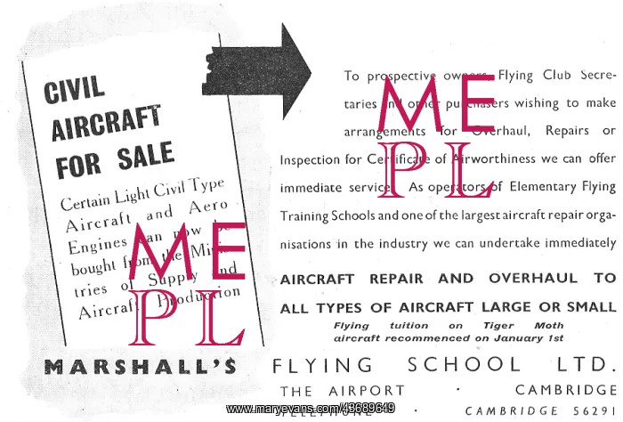 : Marshalls Flying School - Marshalls : Marshalls Flying School - Marshalls