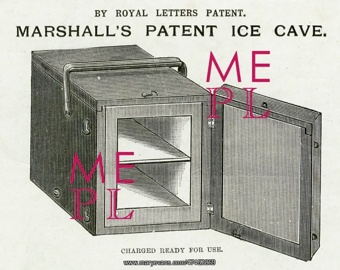 : Marshall's patent ice cave 1899 : Marshall's patent ice cave 1899