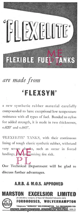  : Marston Excelsior FLEXELITE Fuel