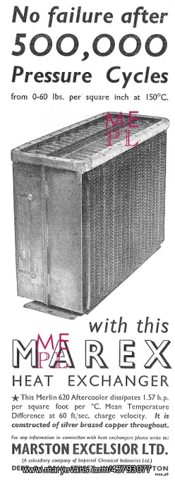 : Marston Excelsior MAREX Heat Exchangers : Marston Excelsior MAREX Heat Exchangers