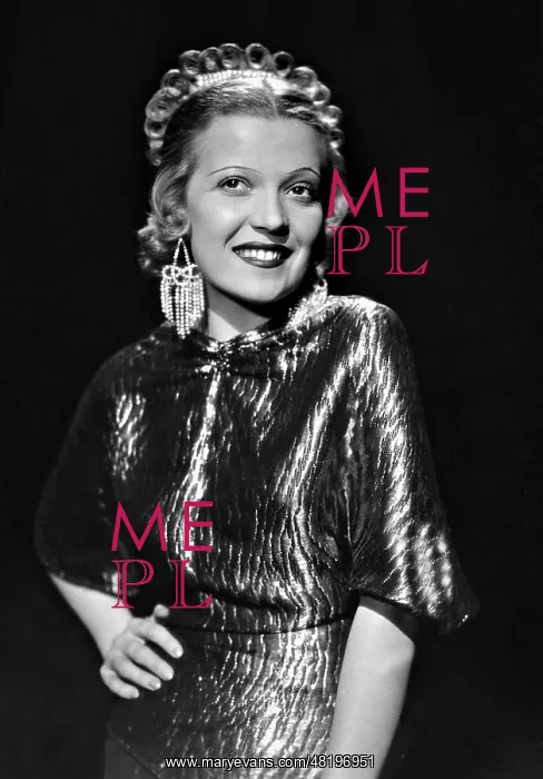 : Martha Eggert in The Castle in Flanders, 1936 : Martha Eggert in The Castle in Flanders, 1936